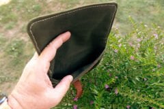 MUMLU KANVAS AKSESUAR ÇANTASI - HAKİ